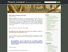 Tablet Screenshot of phoenix-zululand.org.za